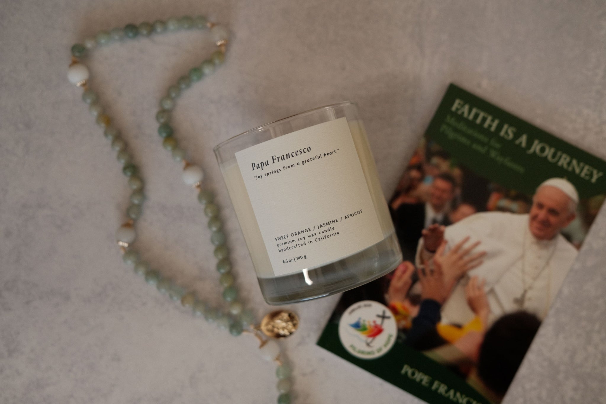 Papa Francesco - Wood Wick Candle (8.5oz)