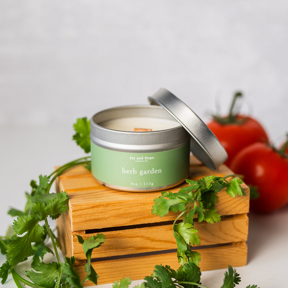 Herb Garden - Wood Wick Candle (4oz)