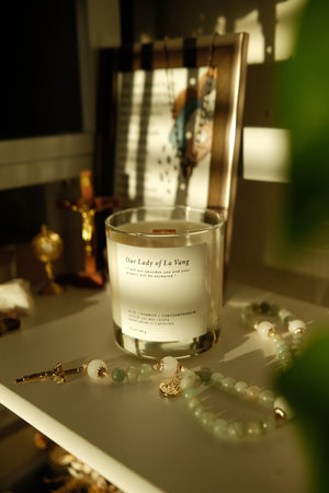 Our Lady of La Vang - Wood Wick Candle (8.5oz)
